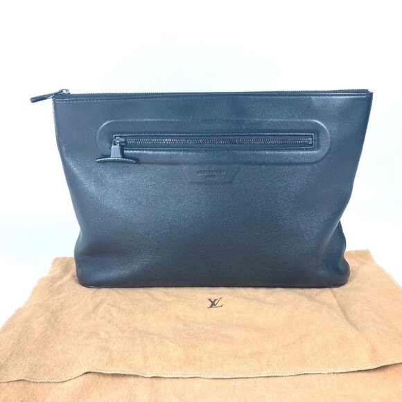 LOUIS VUITTON M63268 Dark Infini Tee Pochette Cosmos pouch bag Clutch - Picture 1 of 9